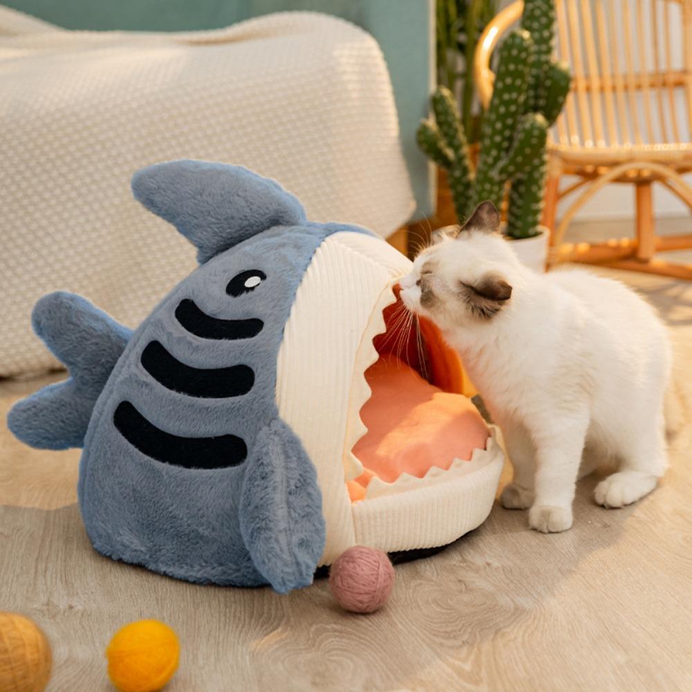 Warm Pet Shark Bed