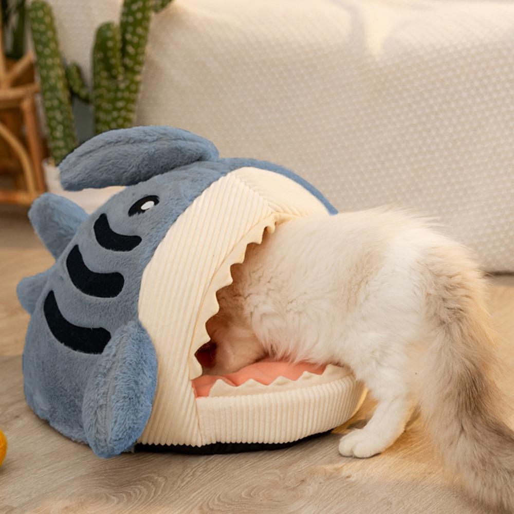 Warm Pet Shark Bed