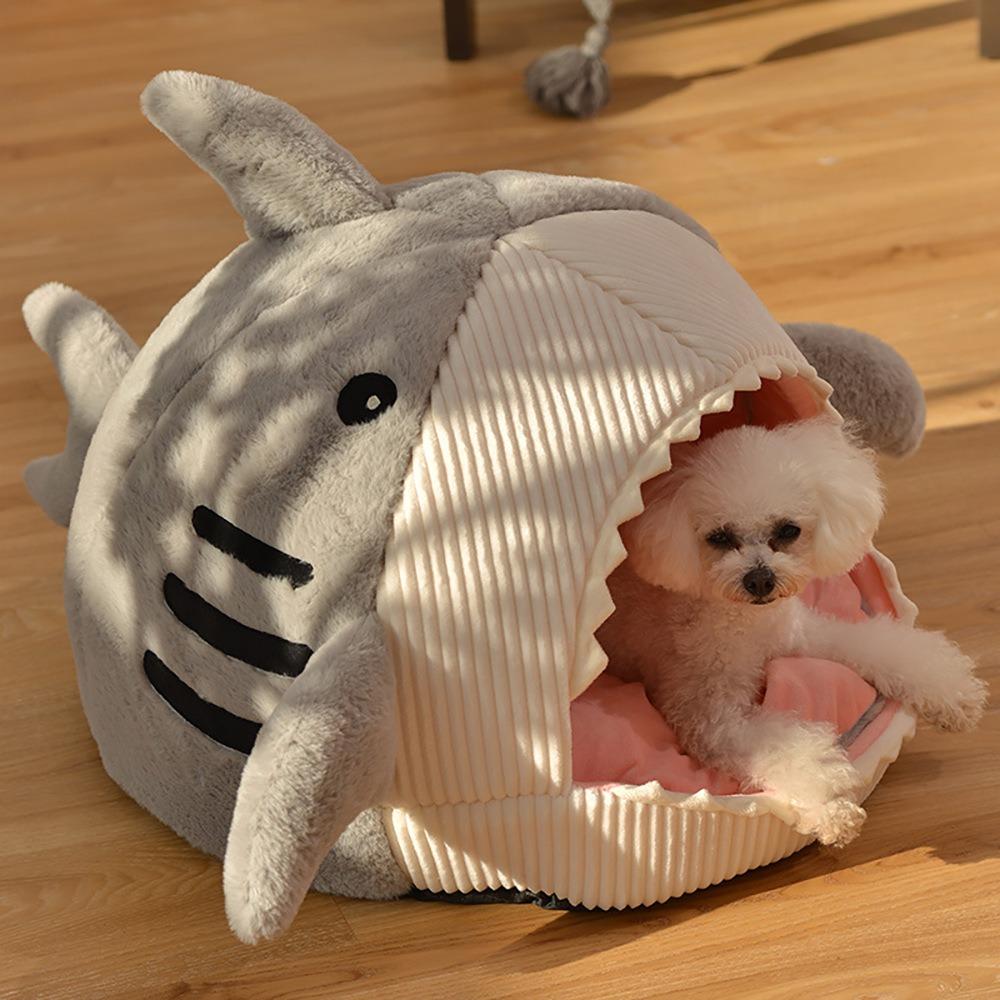 Warm Pet Shark Bed