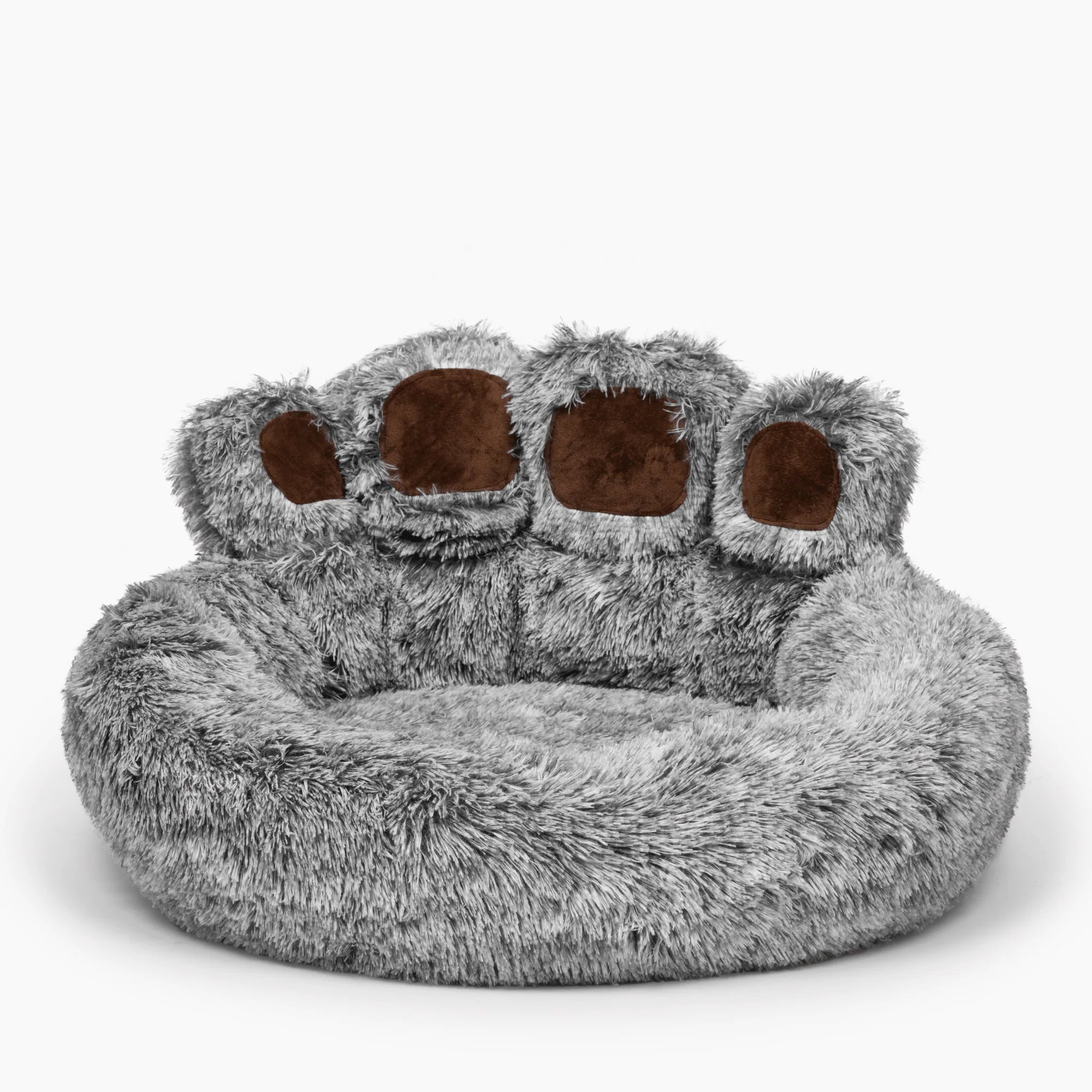 Calming Fluffy Paw Dog Bed