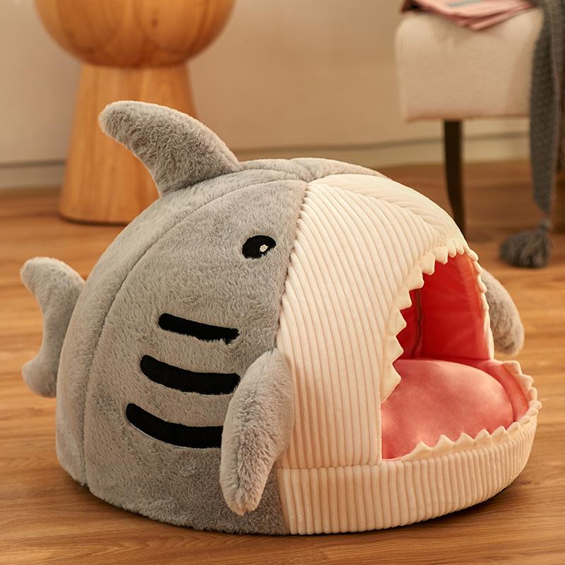 Warm Pet Shark Bed